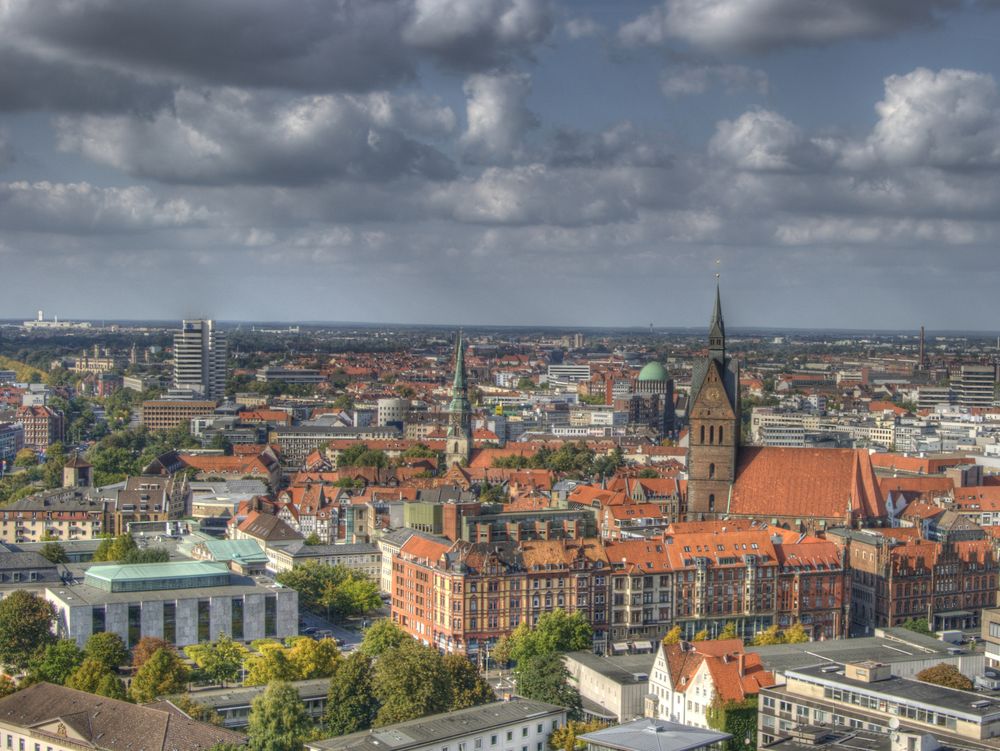 Hannover vom neuen Rathaus aus