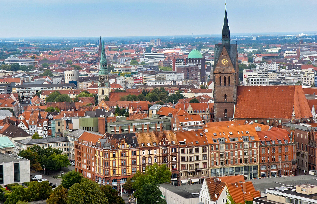 Hannover von oben gesehen