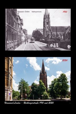 Hannover/Linden - Ricklingerstraße 1910 und 2024