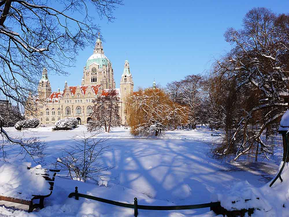 Hannovers Rathauspark von Jens Schade 