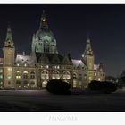 Hannoversche Impressionen " Neues Rathaus der Landeshauptstadt Hannover "