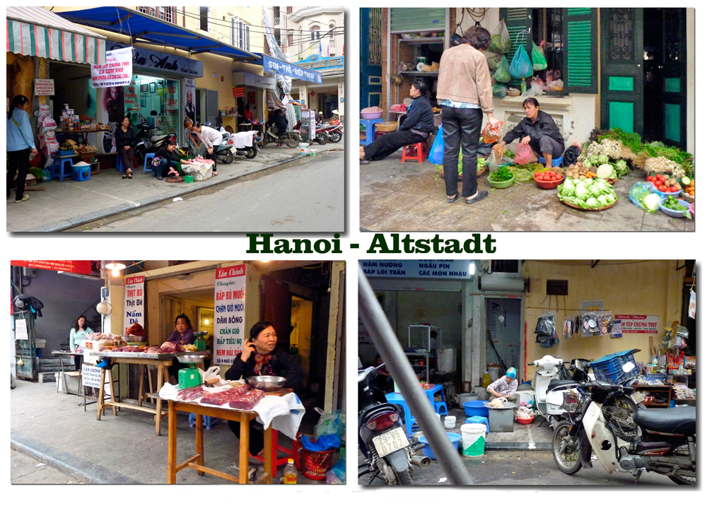 Hanoi - Geschäfte in der Altstadt