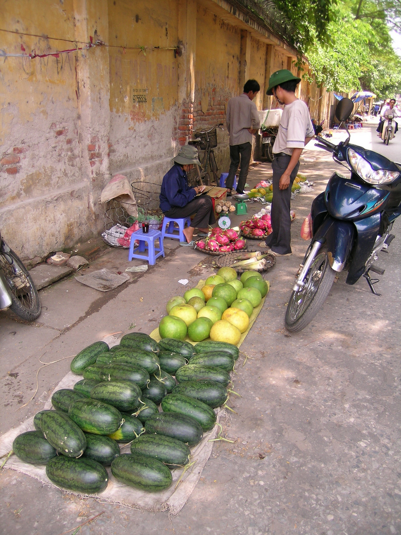 Hanoi ( Vietnam ) Marktszene