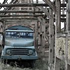 Hanomag in offenem Carport