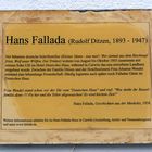 Hans Fallada Erinnerungstafel