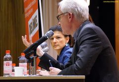 Hans-Jürgen Urban und Sahra Wagenknecht