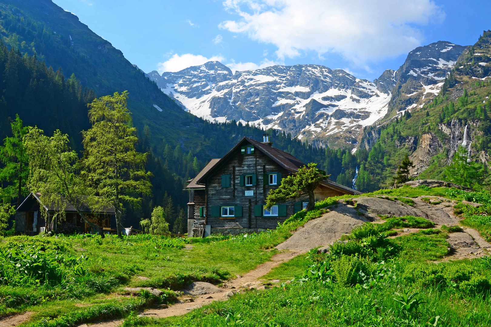 Hans-Wödl Hütte am Obersee 1.553m Seehöhe