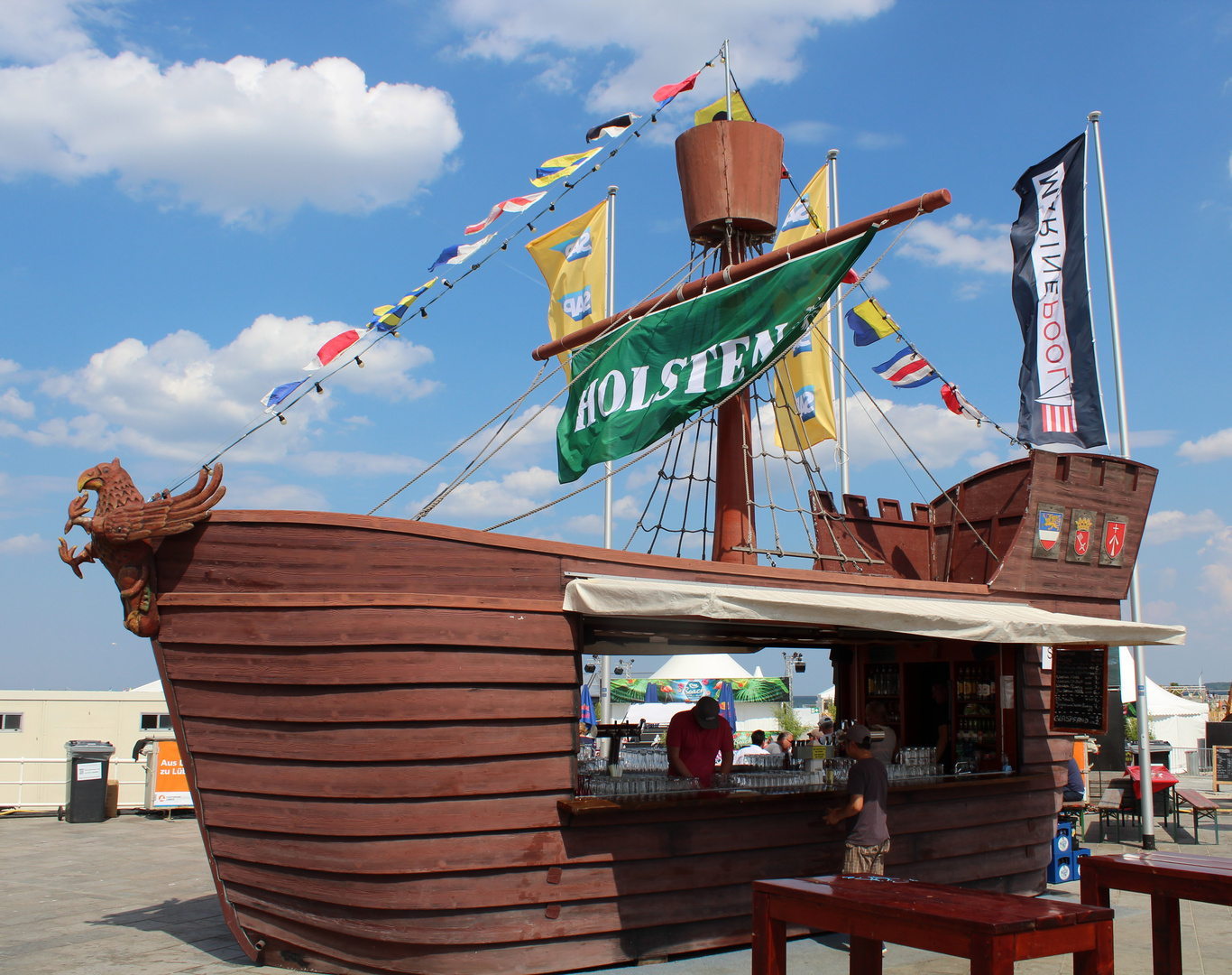 Hanse-Kogge als Biertempel