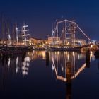 Hanse Sail 2014 - Segelschiffe am Stadthafen