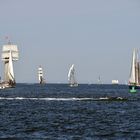 Hanse Sail 2022, auf der Ostsee vor Warnemünde