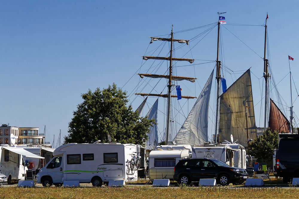 HANSE SAIL 2022. NEULICH AUF DEM CAMPINGPLATZ