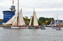 Hanse Sail 2023, Ausfahrt zur Ostsee