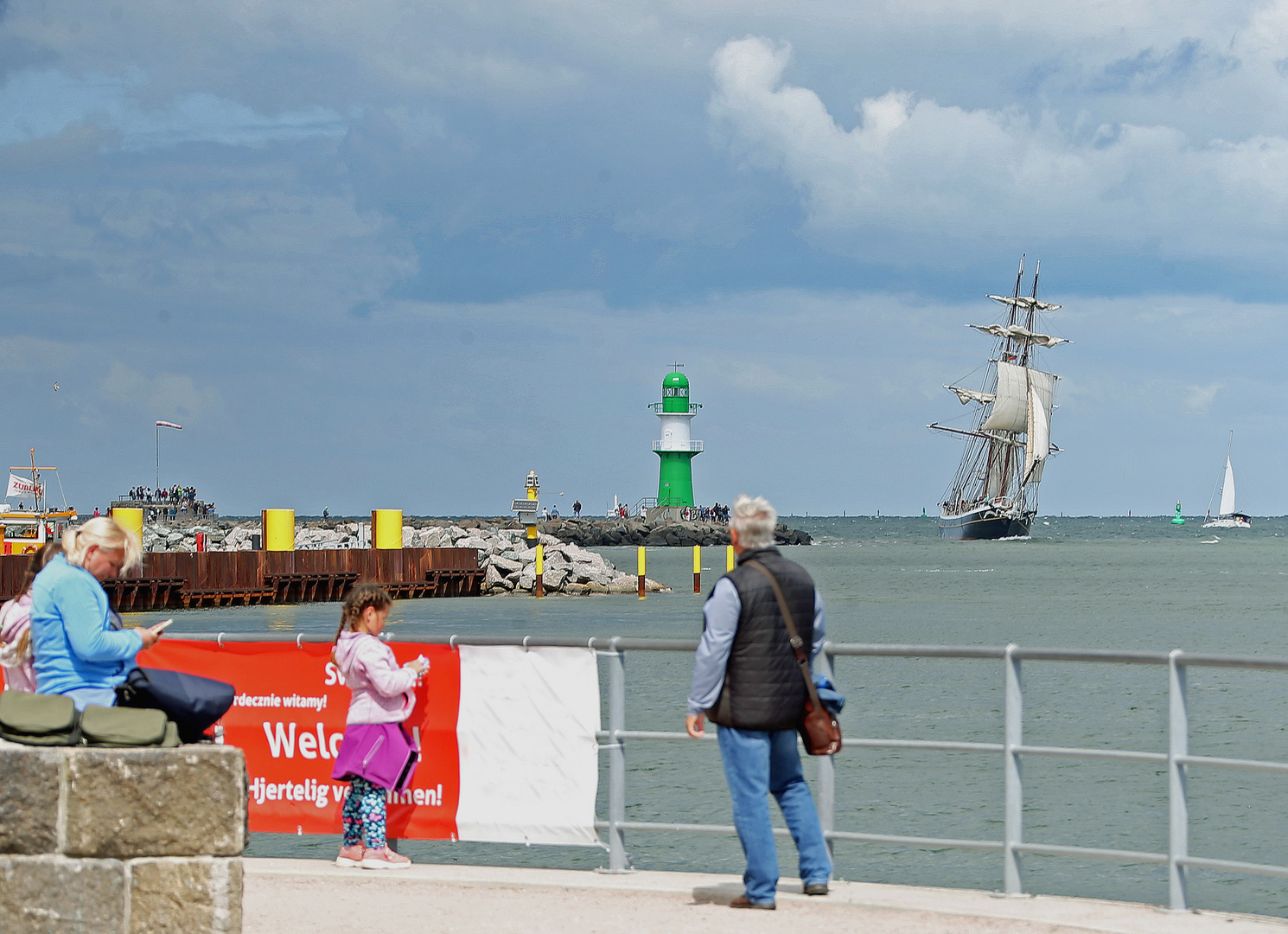 Hanse Sail - Schiffe auf der Warnow