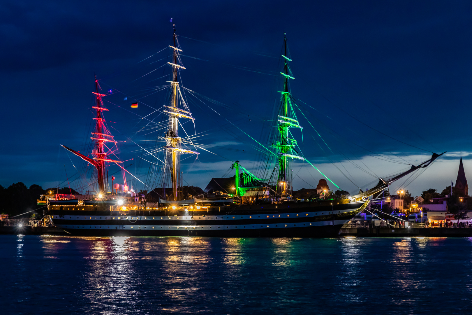 Hanse Sail- Segelschulschiff "Amerigo Vespucci"