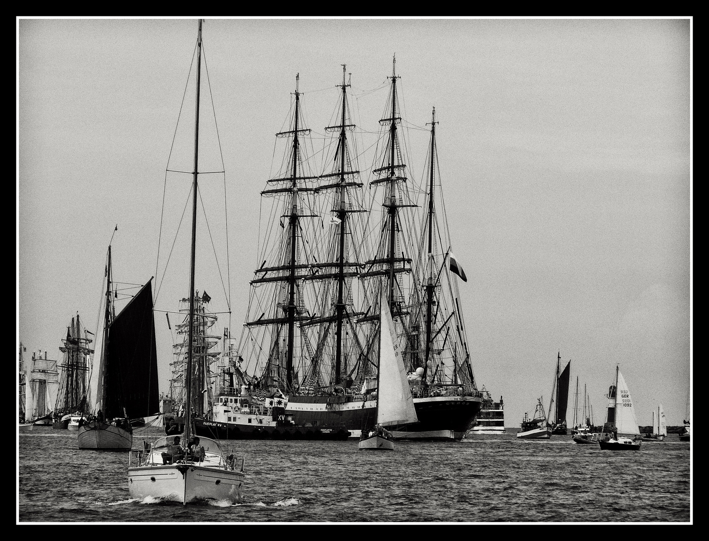 Hanse-Sail,große Ausfahrt