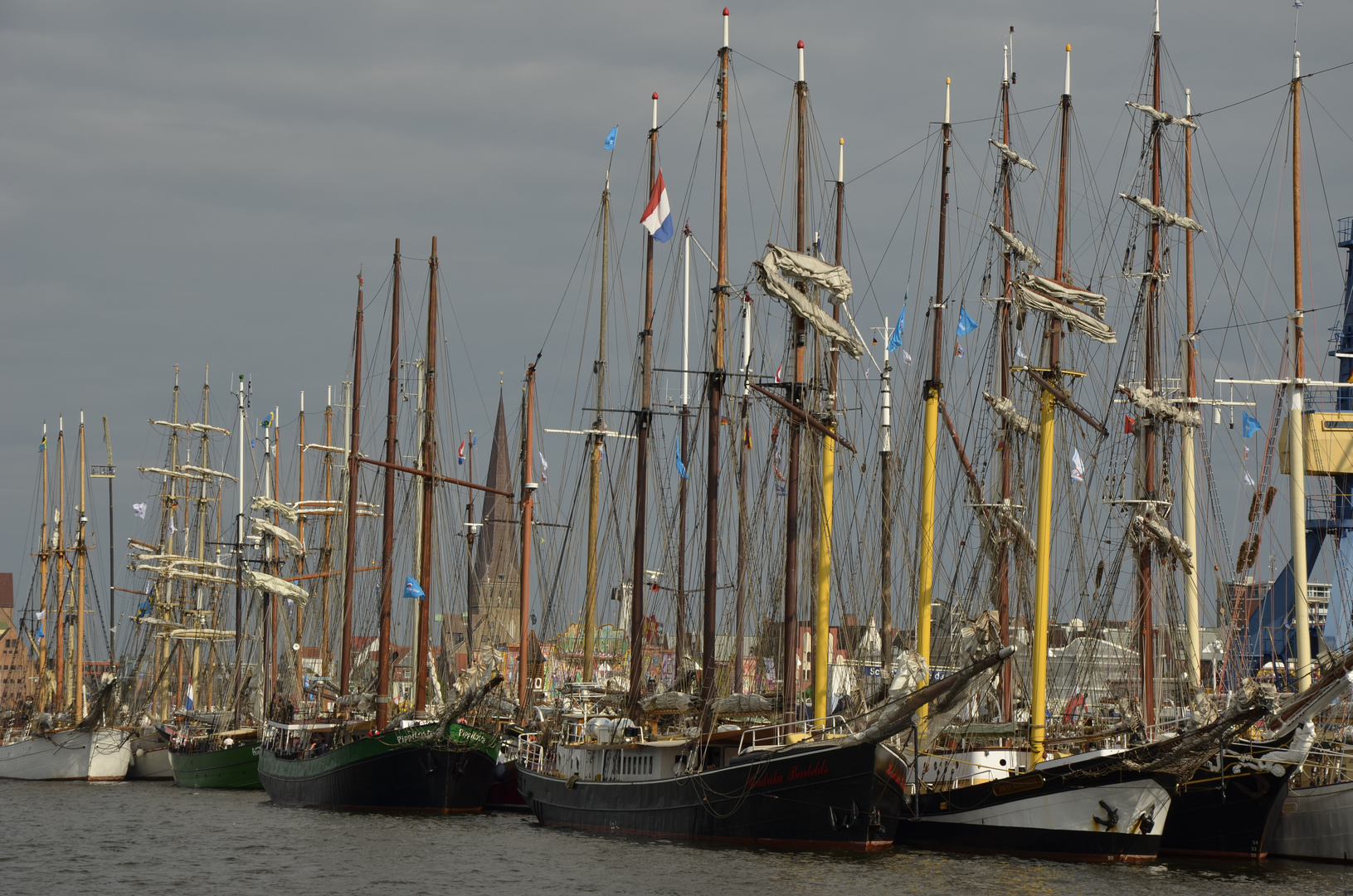 Hansesail 2014 vom Segelboot aus fotografiert