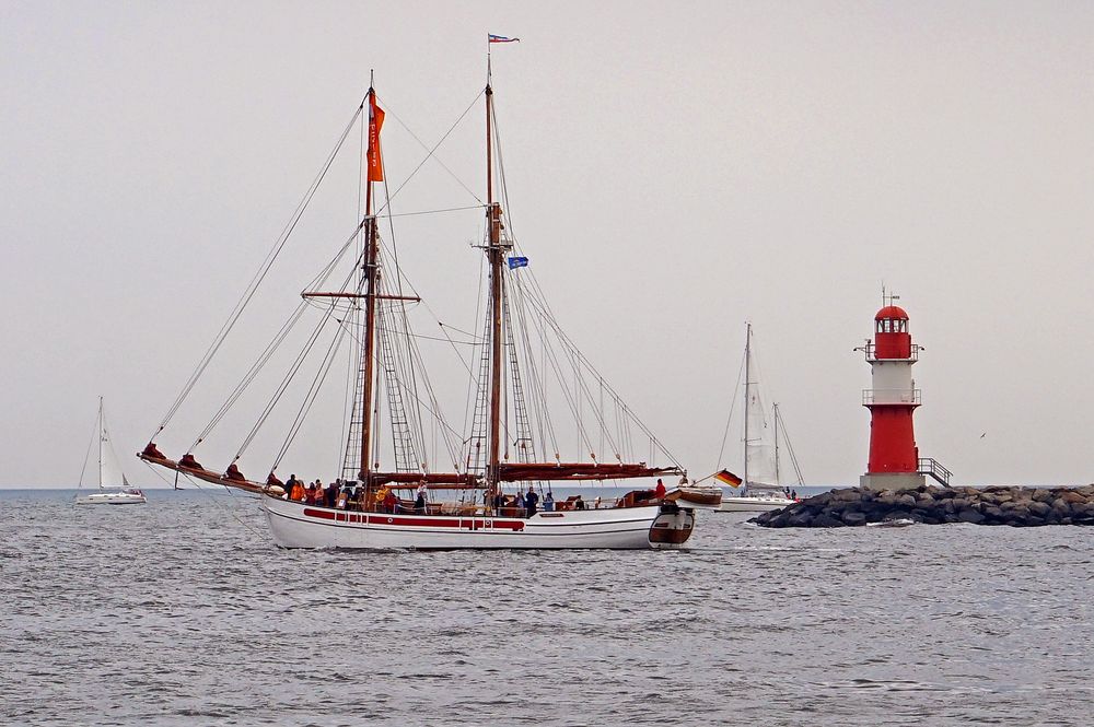 Hansesail 2016 Hinaus geht es