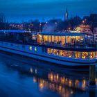 Hansestadt Lübeck: Abends am Kanal