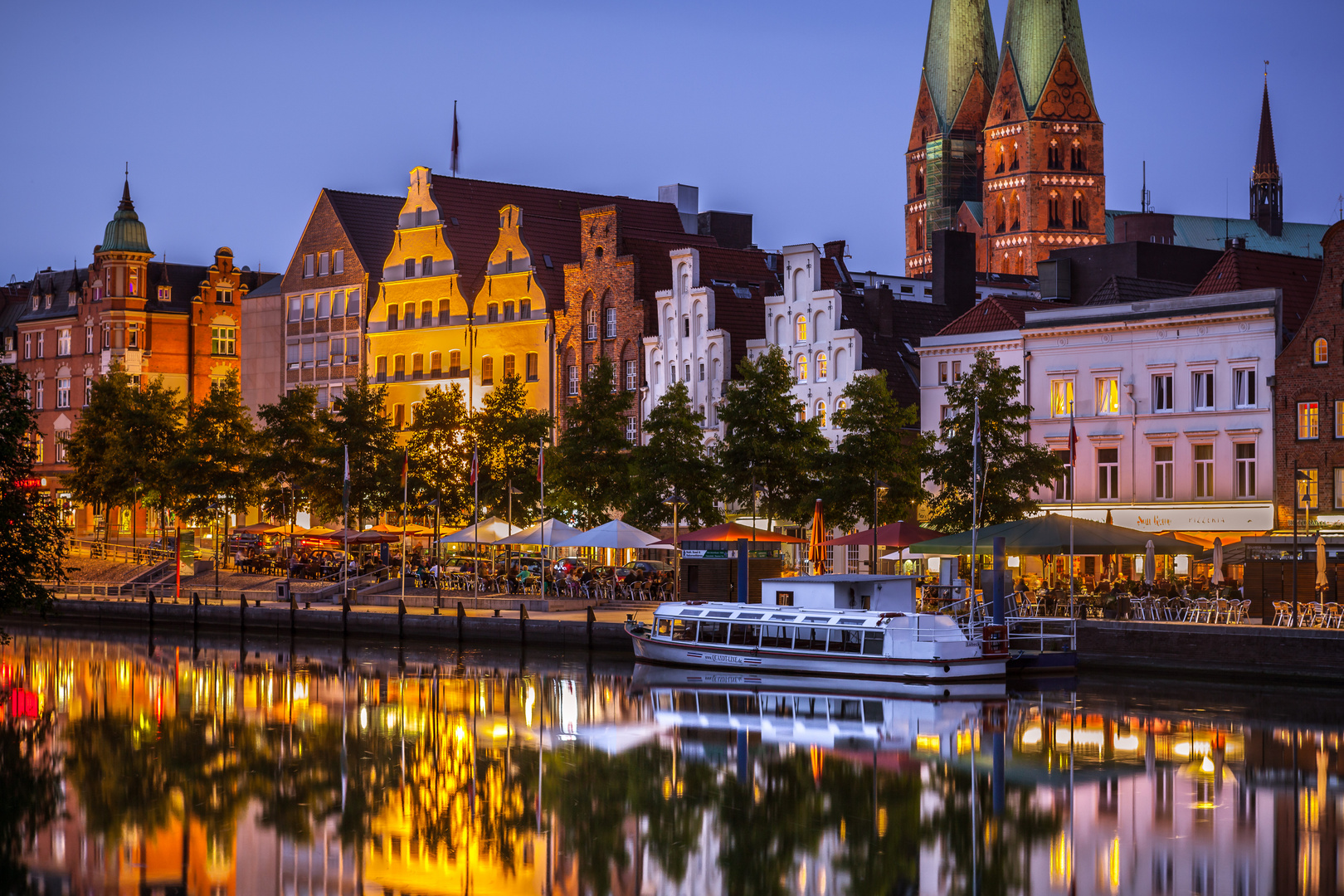 Hansestadt Lübeck: Ein Abend im August 2013