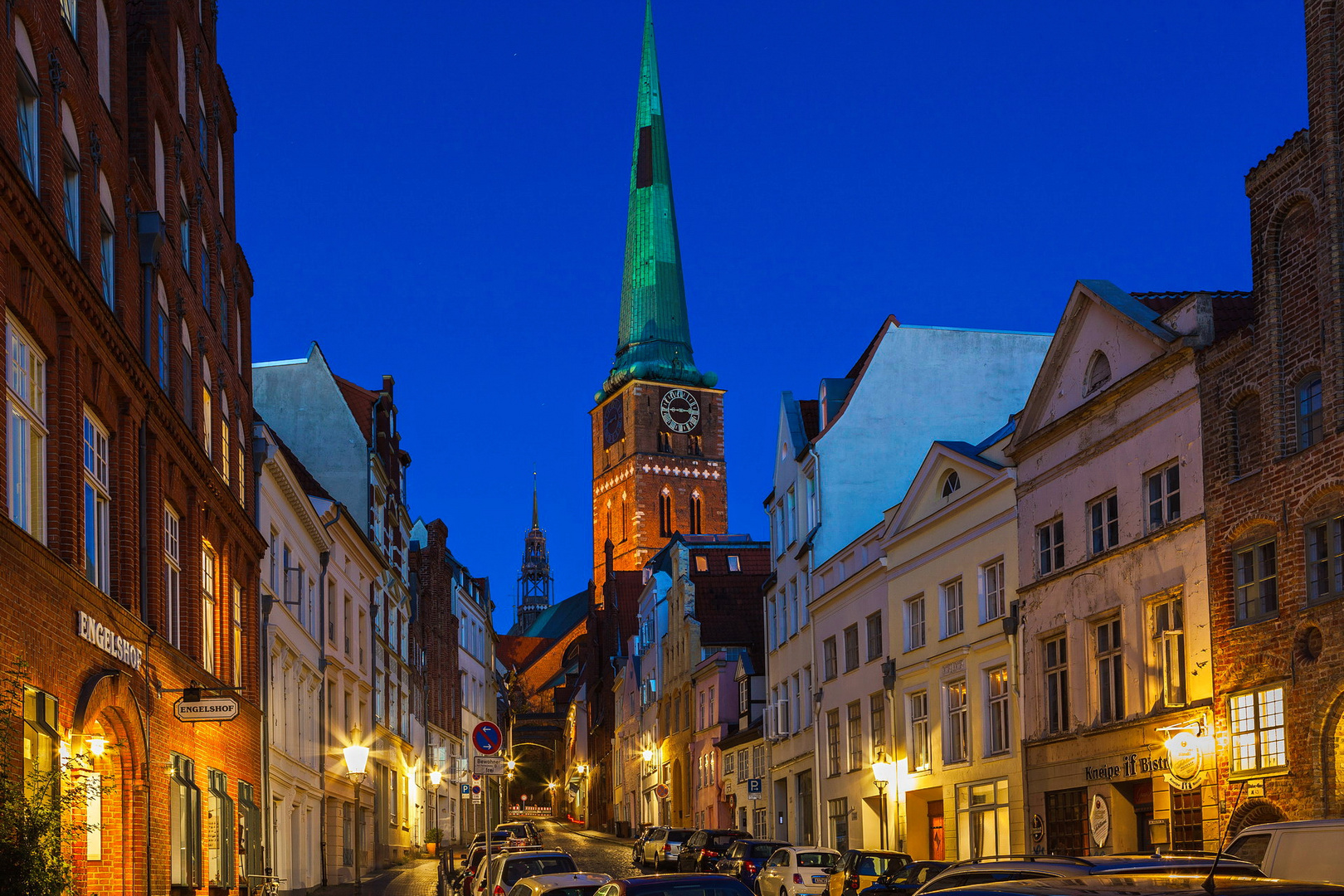 Hansestadt Lübeck: Engelsgrube mit St. Jakobi