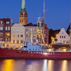 Hansestadt Lübeck: Feuerschiff Fehmarnbelt an der Untertrave 