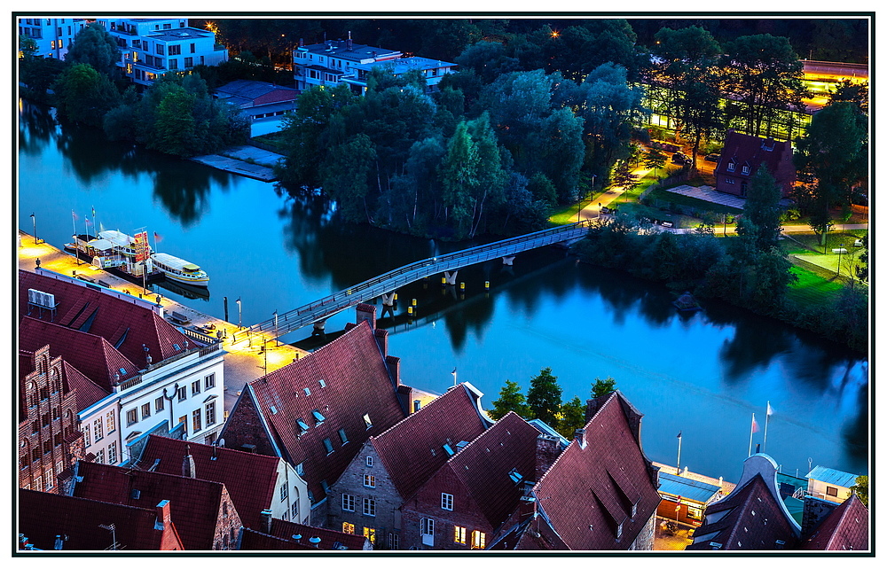 Hansestadt Lübeck: Fußgängerbrücke Obertrave