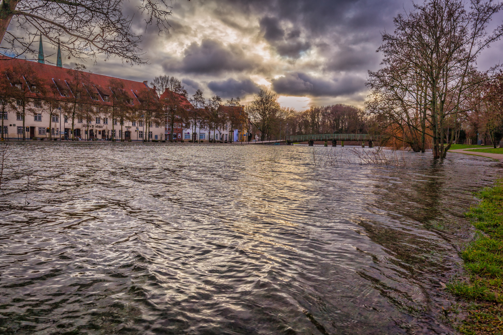 Hansestadt Lübeck: Hochwasser