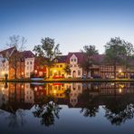 Hansestadt Lübeck: Langsam wird es an der Obertrave dunkel.