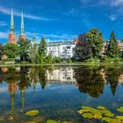 Hansestadt Lübeck: Morgens am Mühlenteich