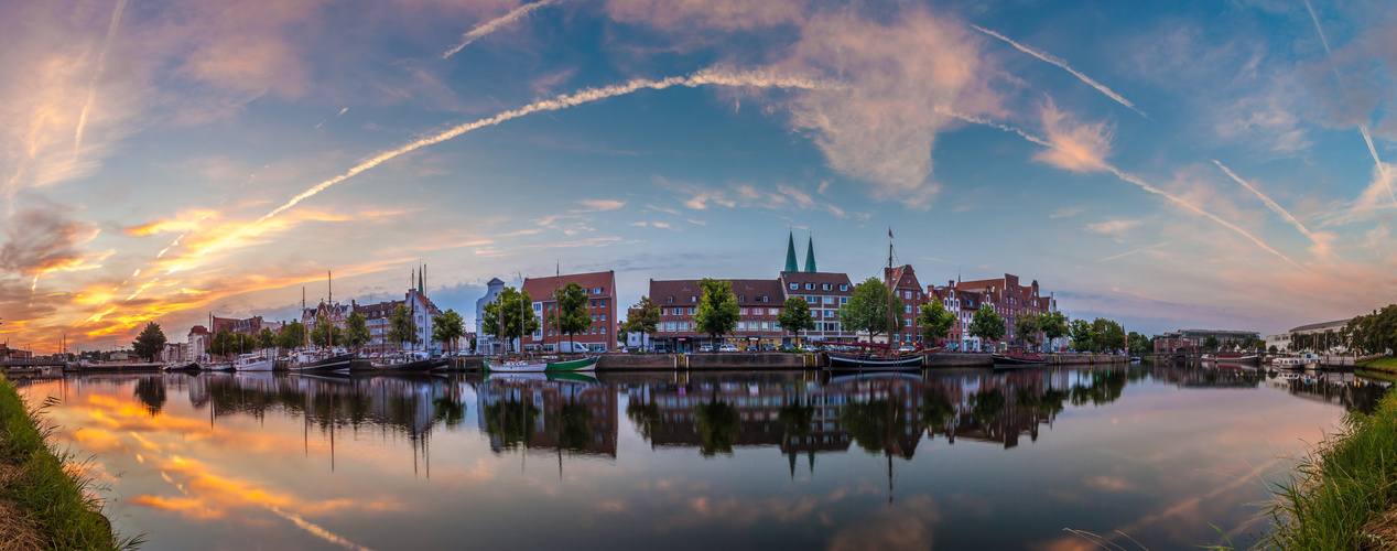 Hansestadt Lübeck: Morgens im August 2018