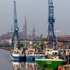 Hansestadt Lübeck: Morgenstimmung im Hafen