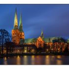 Hansestadt Lübeck: Mühlenteich mit Dom