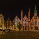 Hansestadt Lübeck: Nachts am Koberg