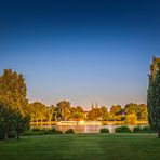 Hansestadt Lübeck: Sonnenaufgang am Wakenitzufer