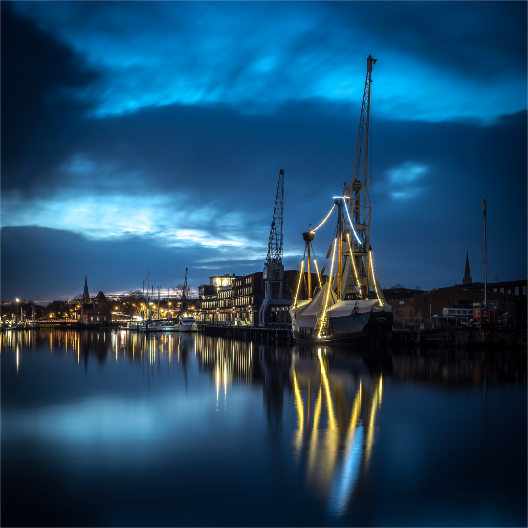 Hansestadt Lübeck: Wenn es Nacht wird