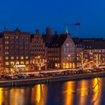 Hansestadt Lübeck: Winterabend