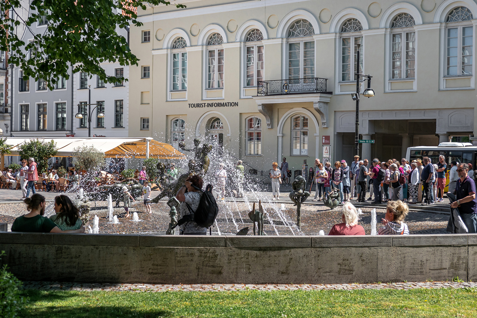 Hansestadt Rostock im Frühling