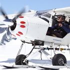 Hansjörg Frei - mit seiner KITFOX -  am  Hüfi Gletscher 25 5 2018