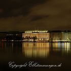 Hapag-Lloyd-Sitz mit Alster-Fontäne