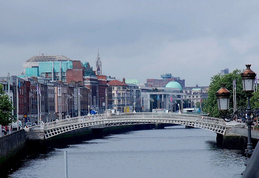 Ha'penny Bridge, Dublino.