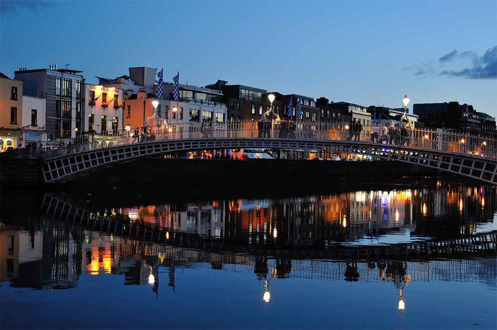 Ha’penny Bridge in Dublin