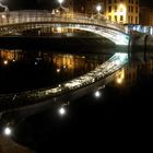 Ha'Penny Bridge in Dublin City