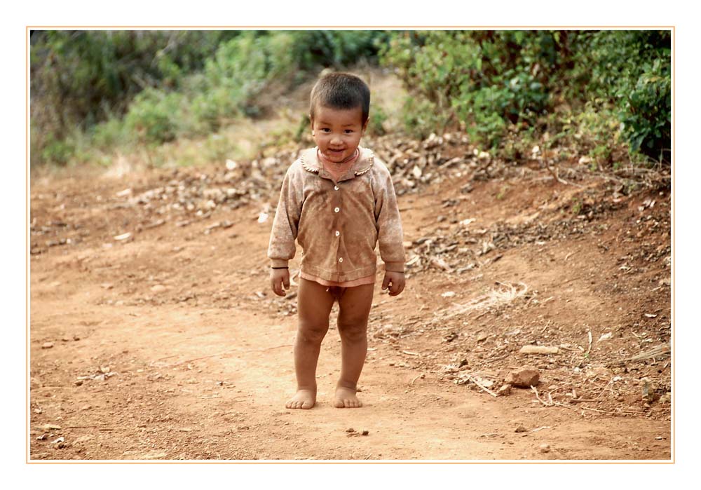 Happiness at the Akha Village