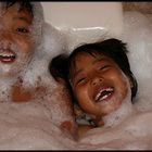 'Happiness is a Bubble Bath'