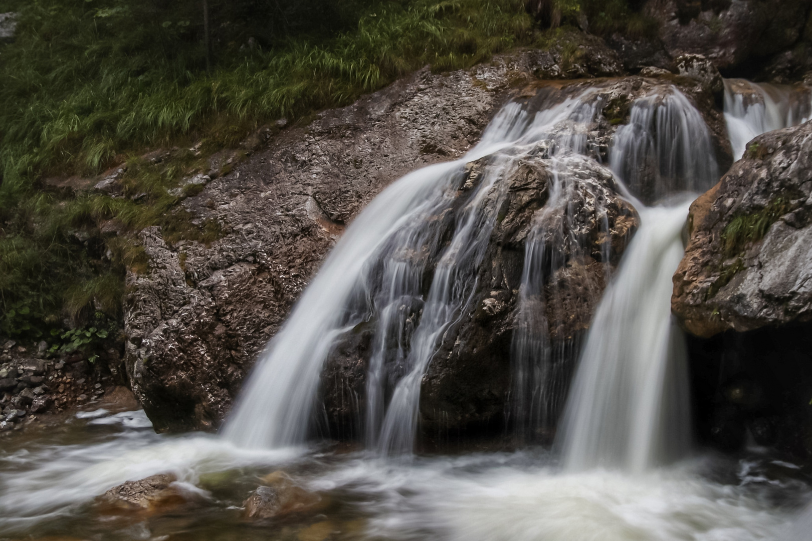 Happiness is listening to a waterfall 