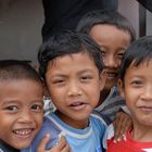 Happy Balinese boys in Subagan