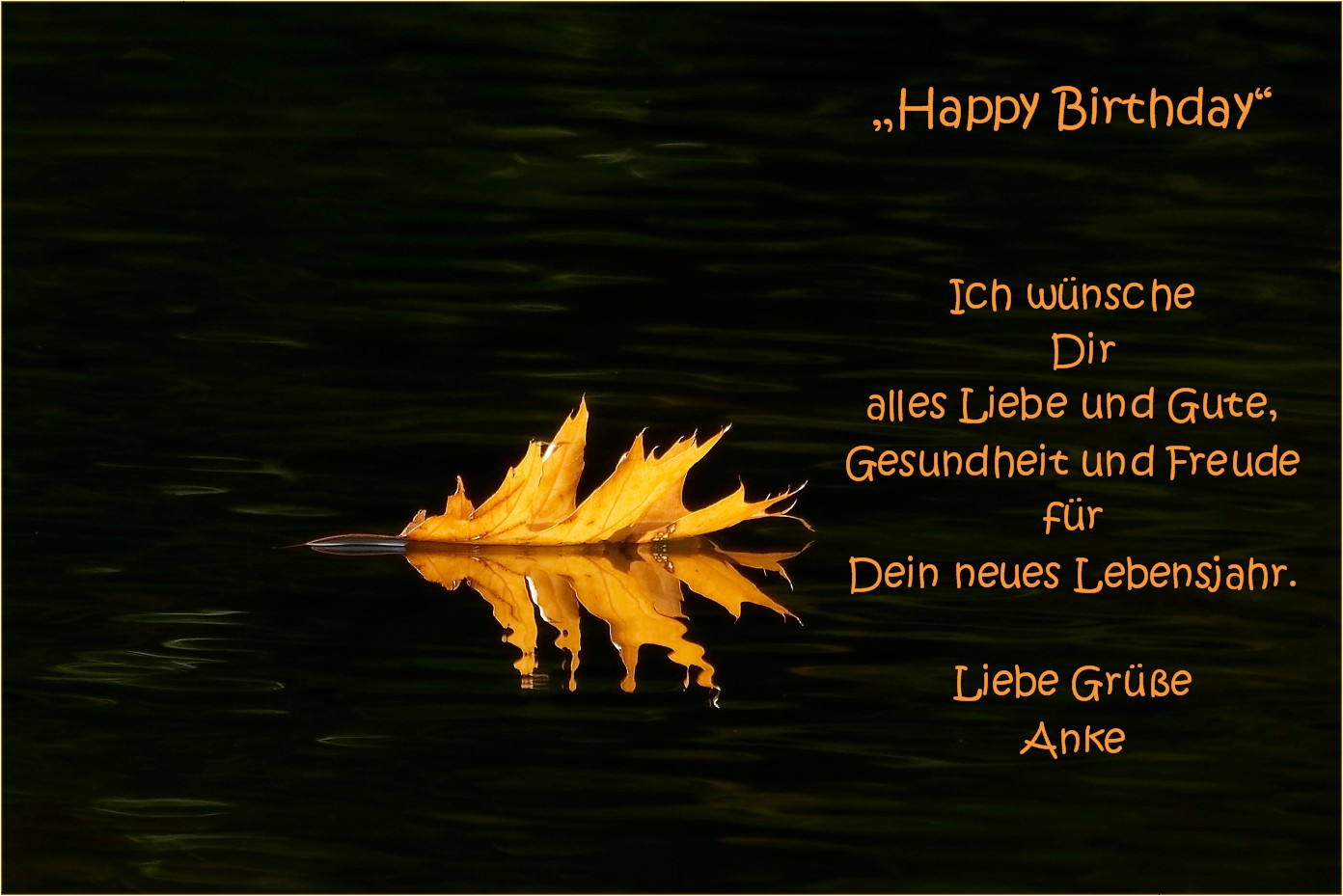 "Happy Birthday" allen heutigen Geburtstagskindern..