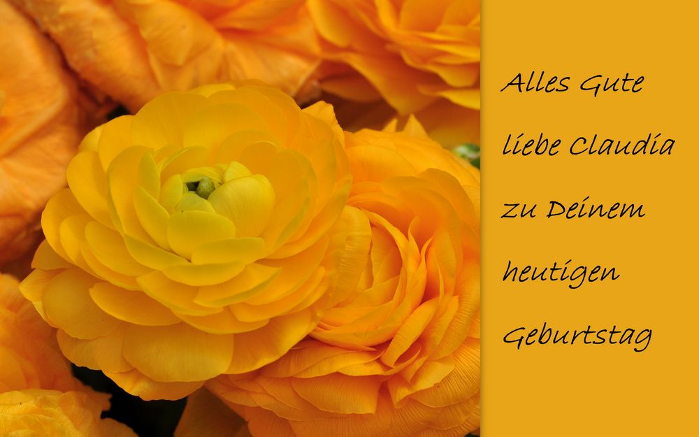 Happy Birthday Claudia Foto & Bild karten und kalender