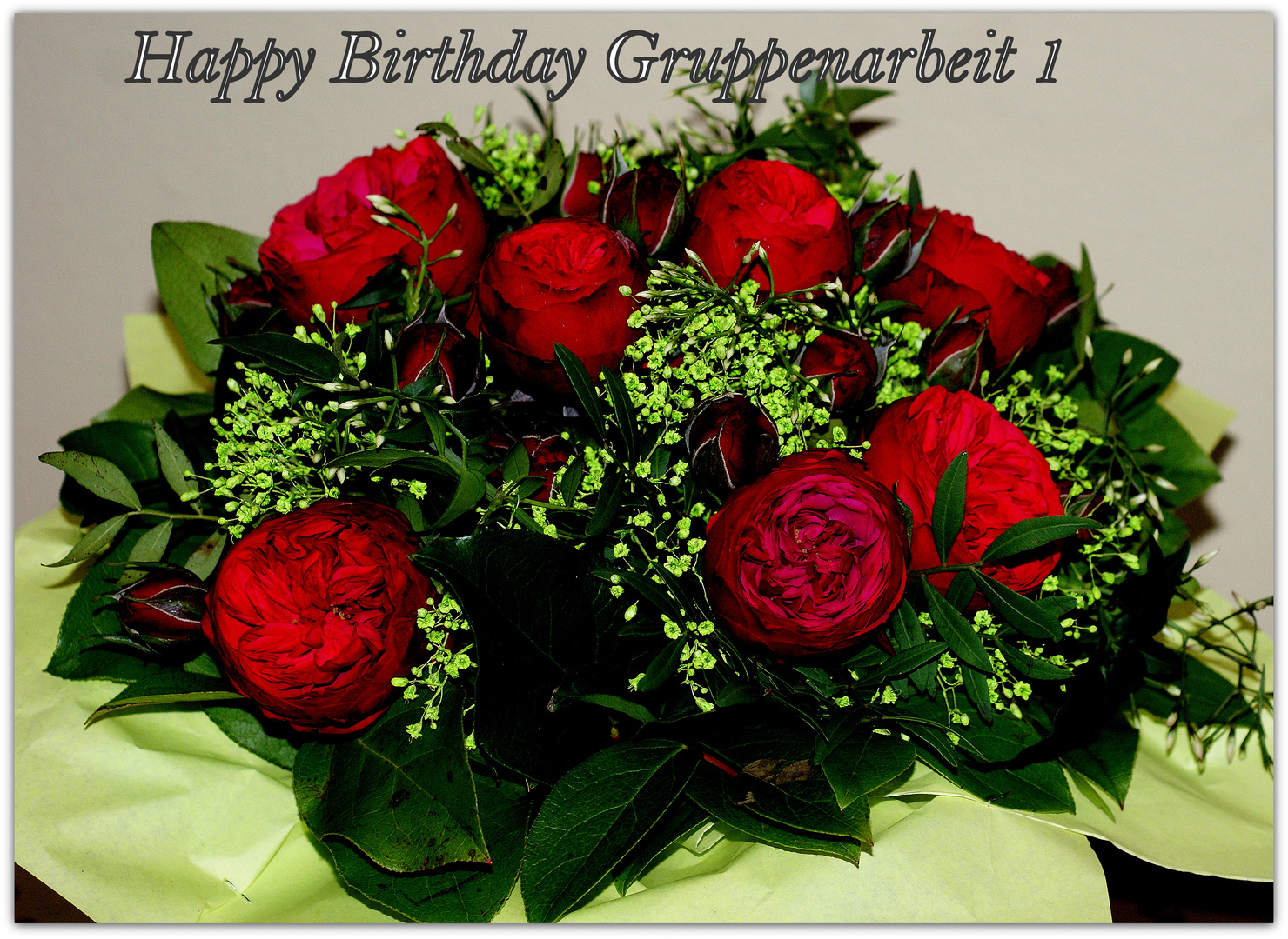 Happy Birthday - Gruppenarbeit 1