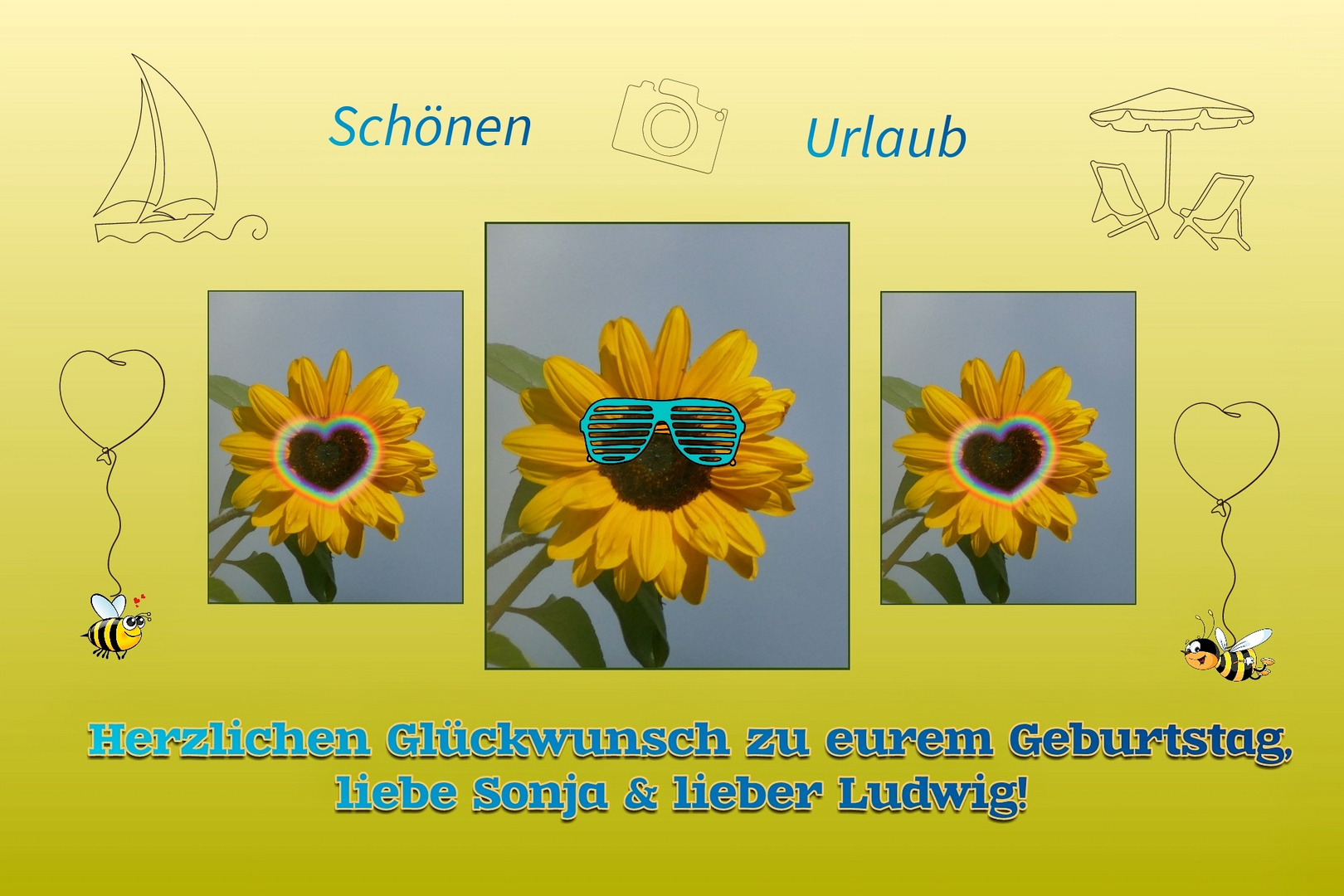 Happy Birthday liebe Sonja & lieber Ludwig